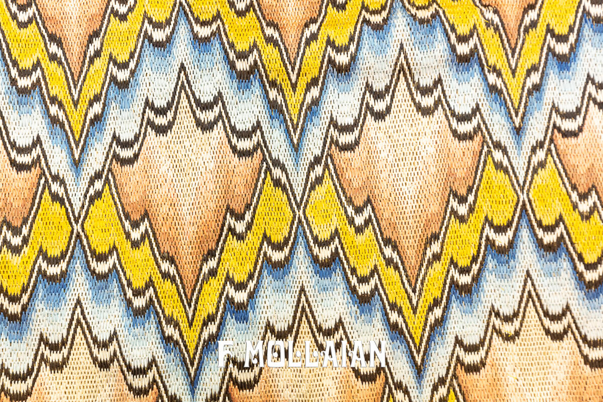 Italian Bargello Textile Beige/Gold n°:251531